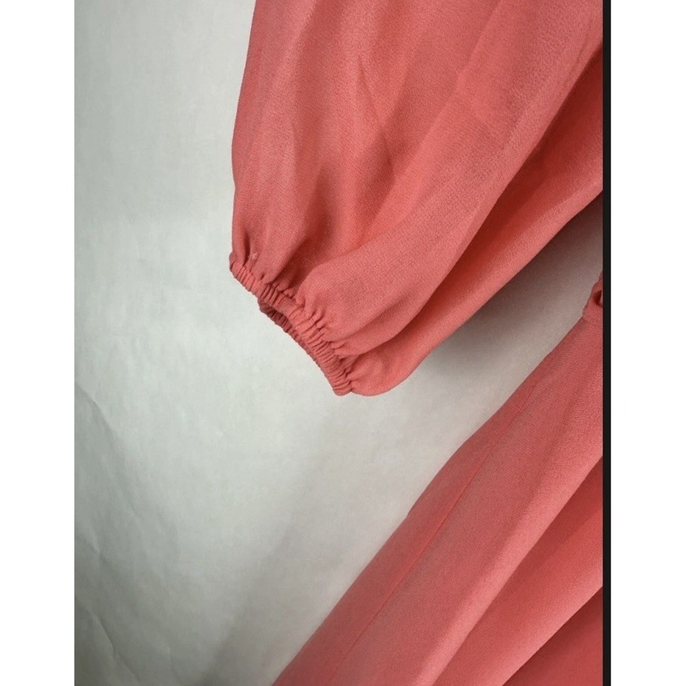 Pink Vince Camuto Womens A-Line Dress with V-neck Size 8 - Picture 2 of 7